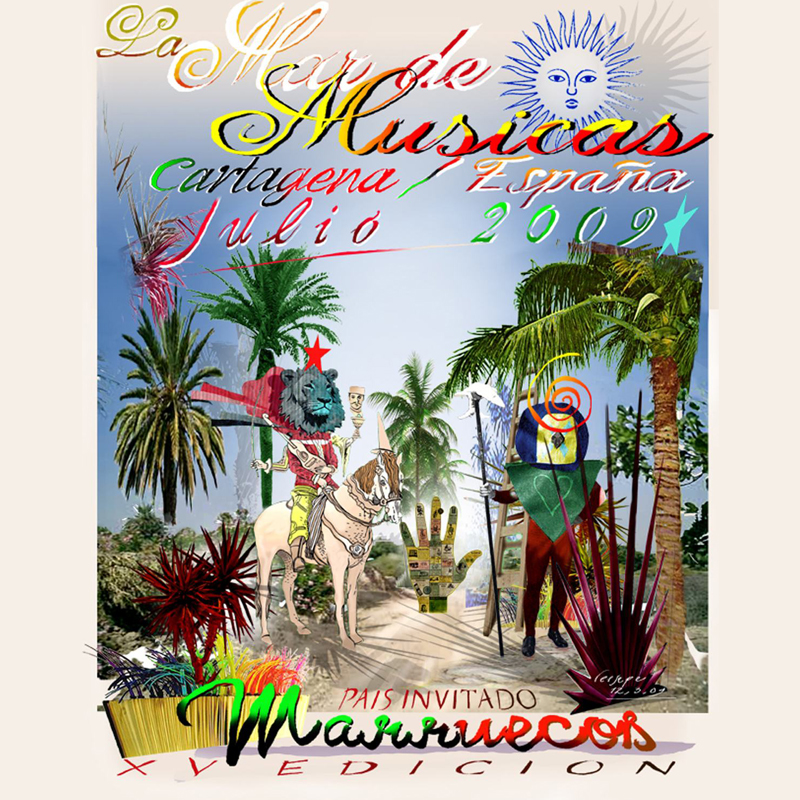 Cartel de La Mar de Músicas 2009