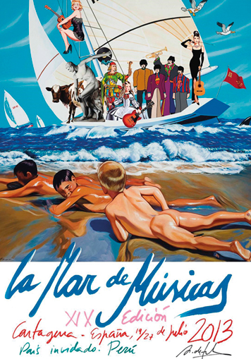Cartel de La Mar de Músicas 2013